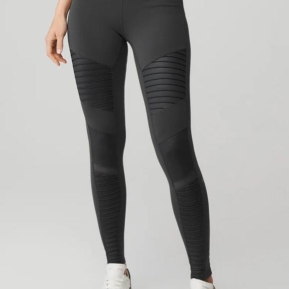 Alo Yoga High Waist Moto Legging - Picture 7 of 8